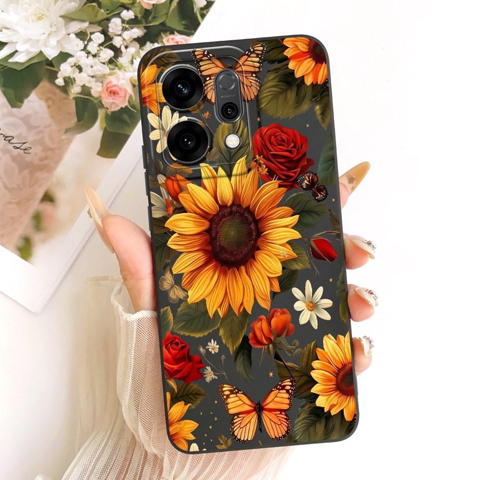 Cute Cartoon Phone Case For OPPO Reno 14 Cover Reno14 Pro Shockproof Silicone Funda Matte Bumper on OPPO Reno14Pro 5G Soft Shell