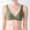 MUJI Push-Up-BH FCH16A5S Khakigrün S Damen Ohne Bügel Damen