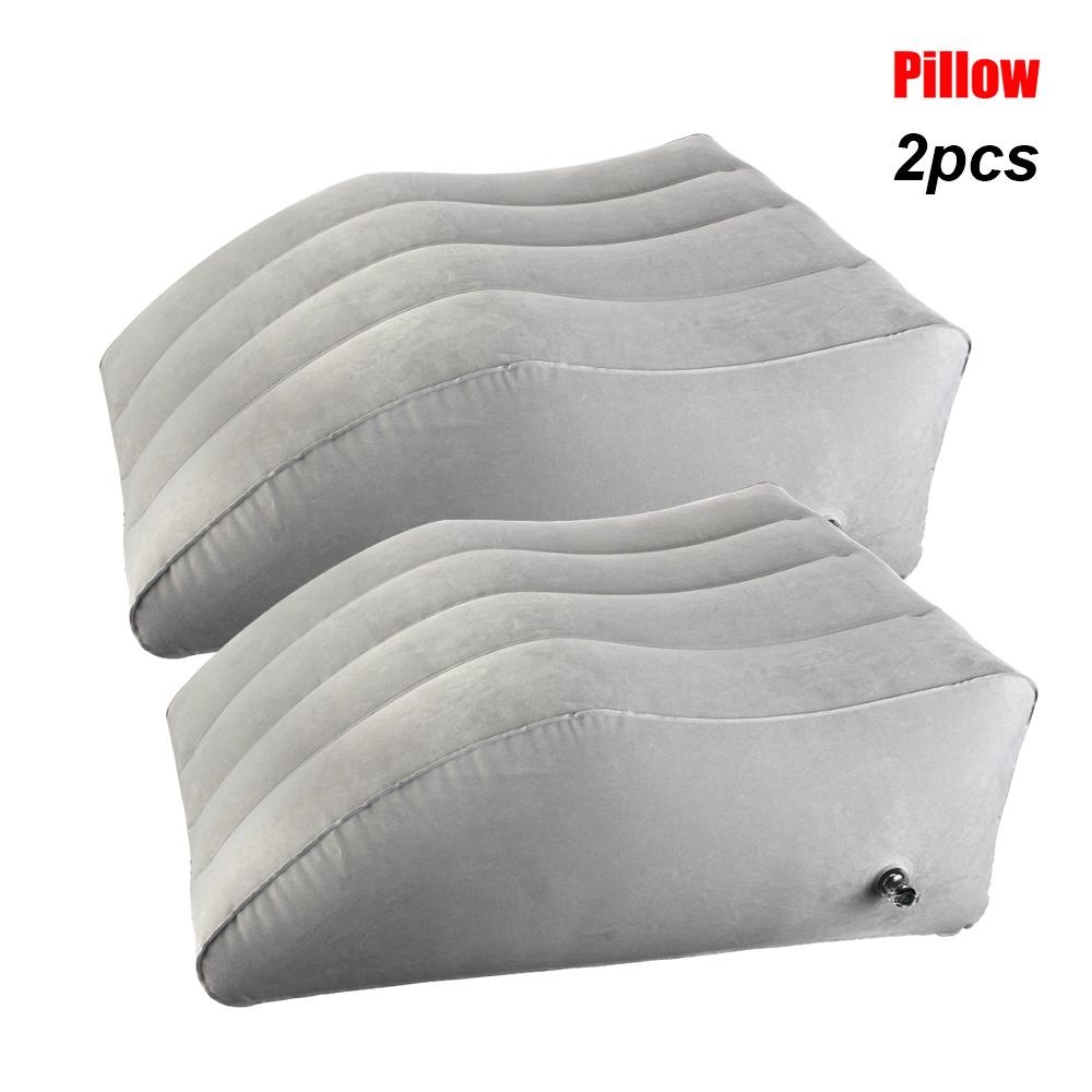 Inflatable Foot Pillow Elevation Leg Pillows Travel Camping Sleeping Wedge Pillow Knee Cushion,Inflator Electric Air Pump 220V