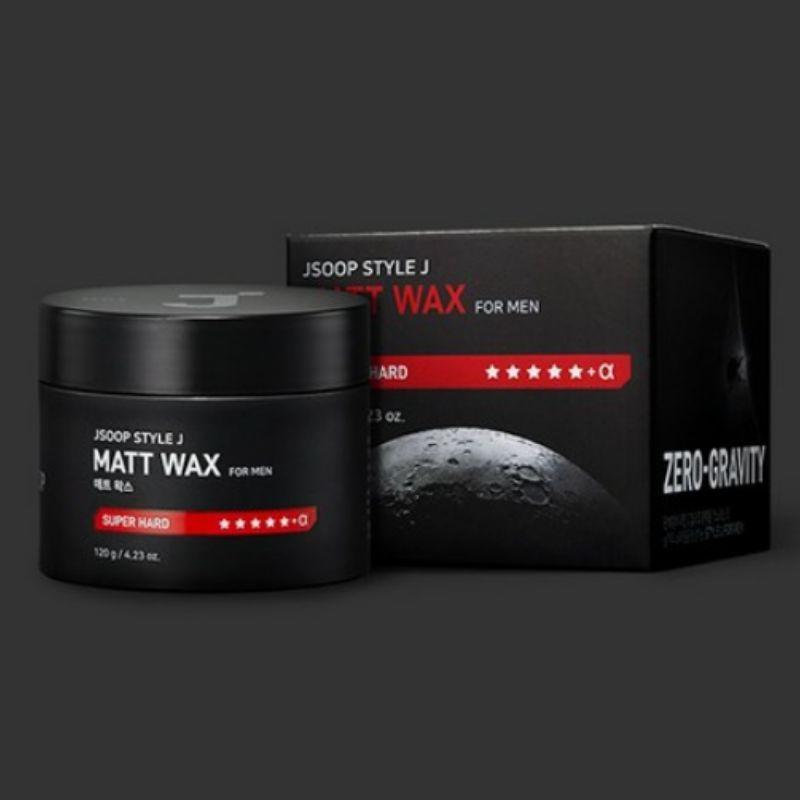J.SOOP Style J for Men Hard Matte Wax 120g – Strong Hold & Matte Finish Hair Styling Wax