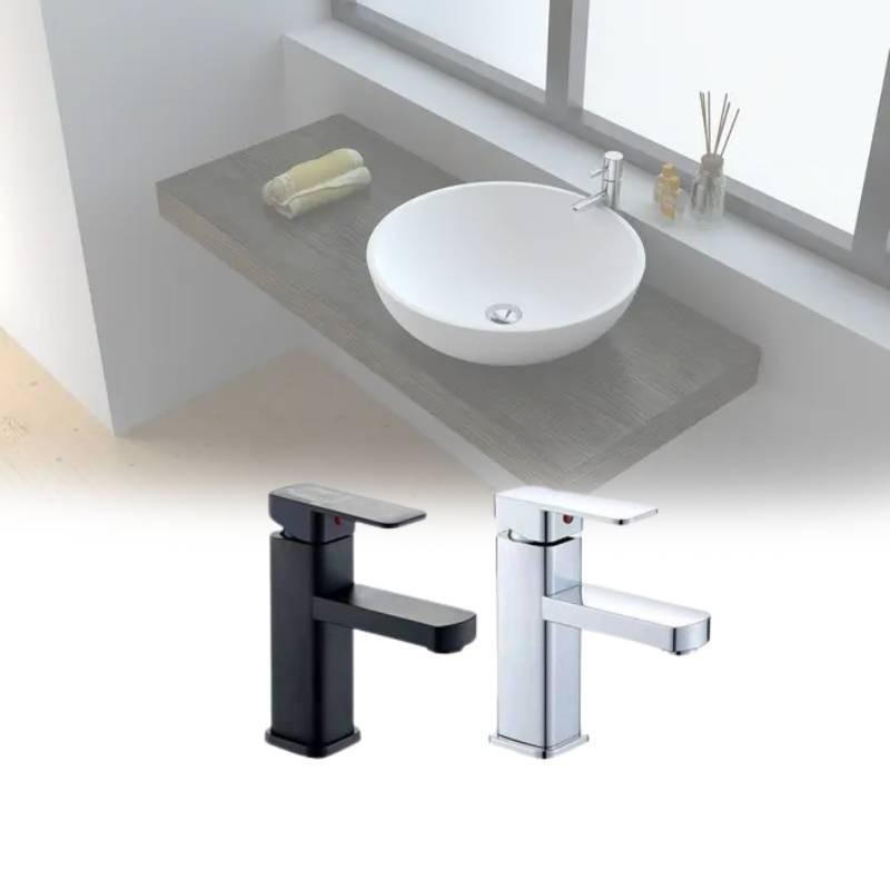 Basin Chrome Waterfall Cloakroom Modern Mixer Mono Bathroom Sink Taps Tools