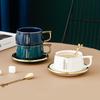 Ceramic Coffee Cup Set Home Office Afternoon Tea Cup with Spoon Couple Men and Women Breakfast Cup