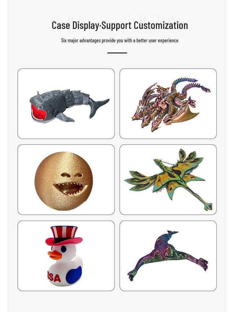 3D Printed Articulated Rabbit and Colored Egg Set for Easter