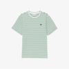 Lacoste Women's Striped Short-Sleeve T-shirt TF262E-56GNPA