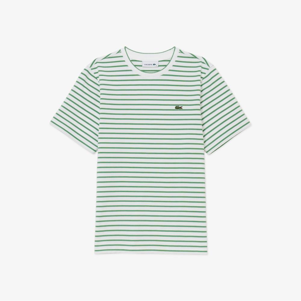 Lacoste Women's Striped Short-Sleeve T-shirt TF262E-56GNPA