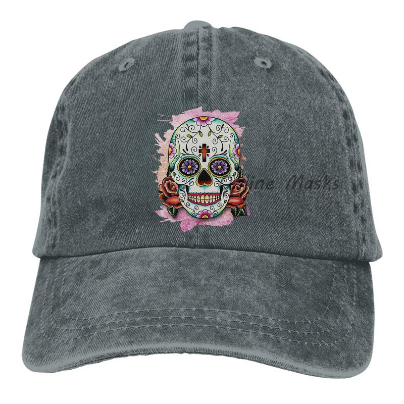 Mexico Soccer The Baseball Cap Day of The Dead Hats Sport Unisex Outdoor Custom Mexican Sugar Skull Funny Hats