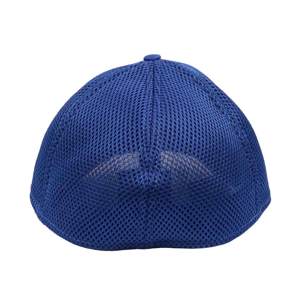 New Era NE1091 Mesh Cap for Men and Baseball Stretch Elastic Camouflage Trucker Solid Royal Blue Women, Cap, Cap, 39THIRTY, Color, M/L, [Used]