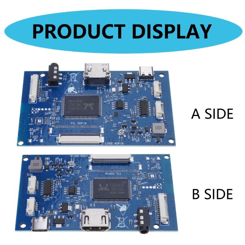 Universal Hdmi+AUdio 40Pin LCD Driver Controller Board Kit for Panel EJ070NA02 1024x600 Replacement