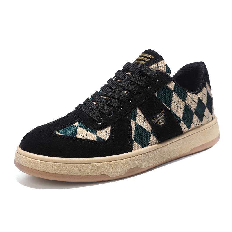 Men's shoes spring breathable lightweight breathable sports shoes fly-woven flat shoes men's soft-soled one-pedal casual trendy shoes