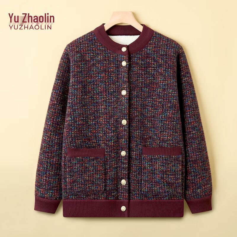 

YUZHAOLIN Women s Thickened Knitted Cardigan 3XL
