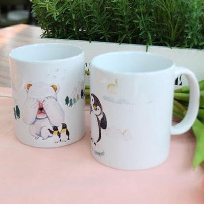 tk277-Design Mug 2p-Polar Bear and Penguin