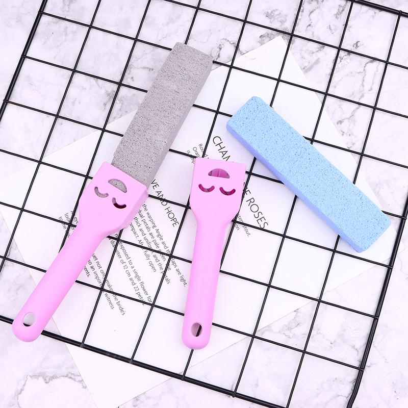 Pumice Stone Cleaning Stick Seat Toilet Limescale Rust Stain Dirt Removal Brush