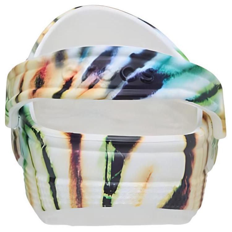 Crocs EVA Classic Tie Dye Clog Unisex Clogs Green White Yellow 211937-90H