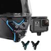 Motorcycle Helmet Strap Mount Phone Stand Holder For GoPro Hero 12 11 Insta360 X4 Action Sports Camera Mobile Phone Accessories