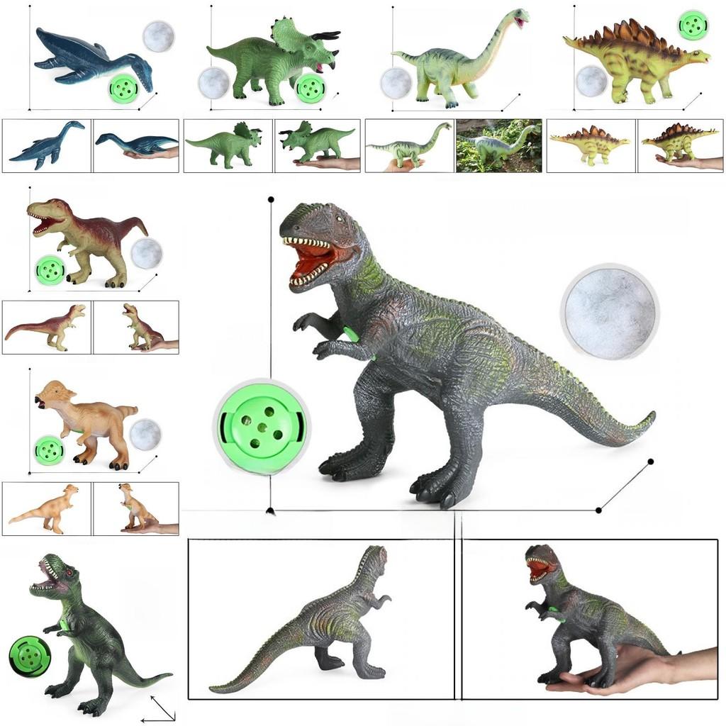 Soft Gel Dinosaur Figures For Kids With Sound And Static Features Dinosaur Animal Toys