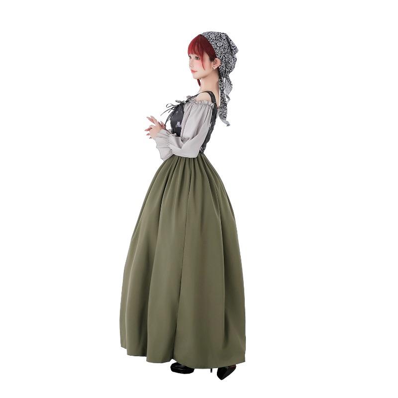Medieval Renaissance Dress Oktoberfest Dress Performance Dress Court