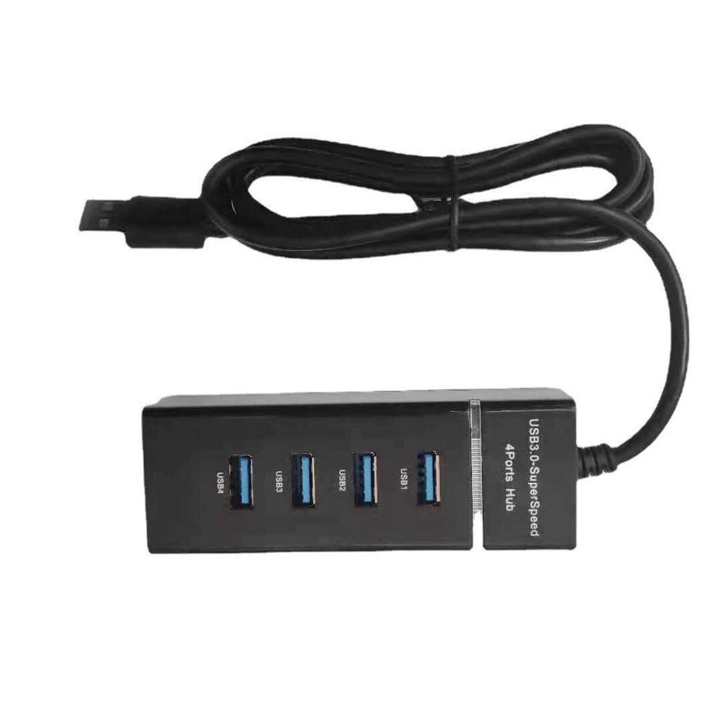 USB 2.0 One-to-Four Hub Splitter with 1.2m Cable for Laptop/Desktop Expansion
