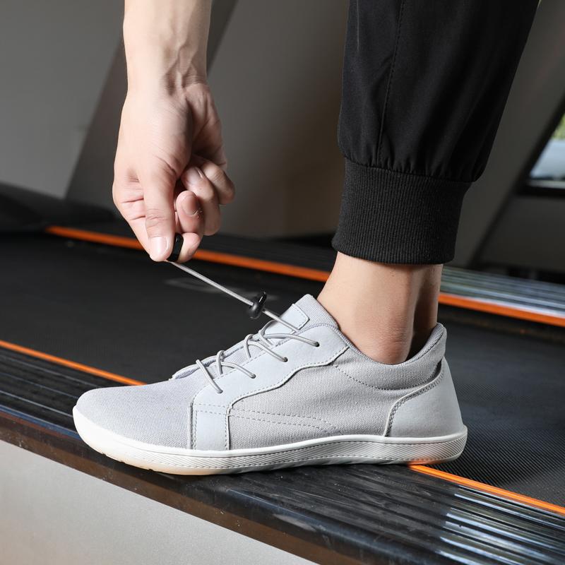 Men  Casual Flats Wide Palm Driving Shoes Women Orthopedic Shoes White Yoga Fitness Shoes Large Size