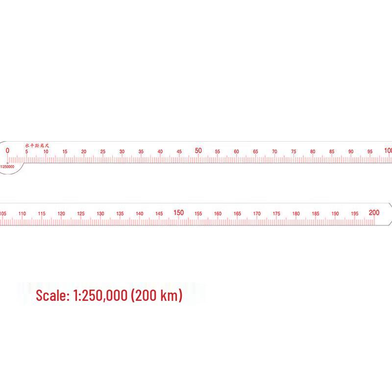 Hua Qian Mo Professional Navigation Chart Ruler 84 cm