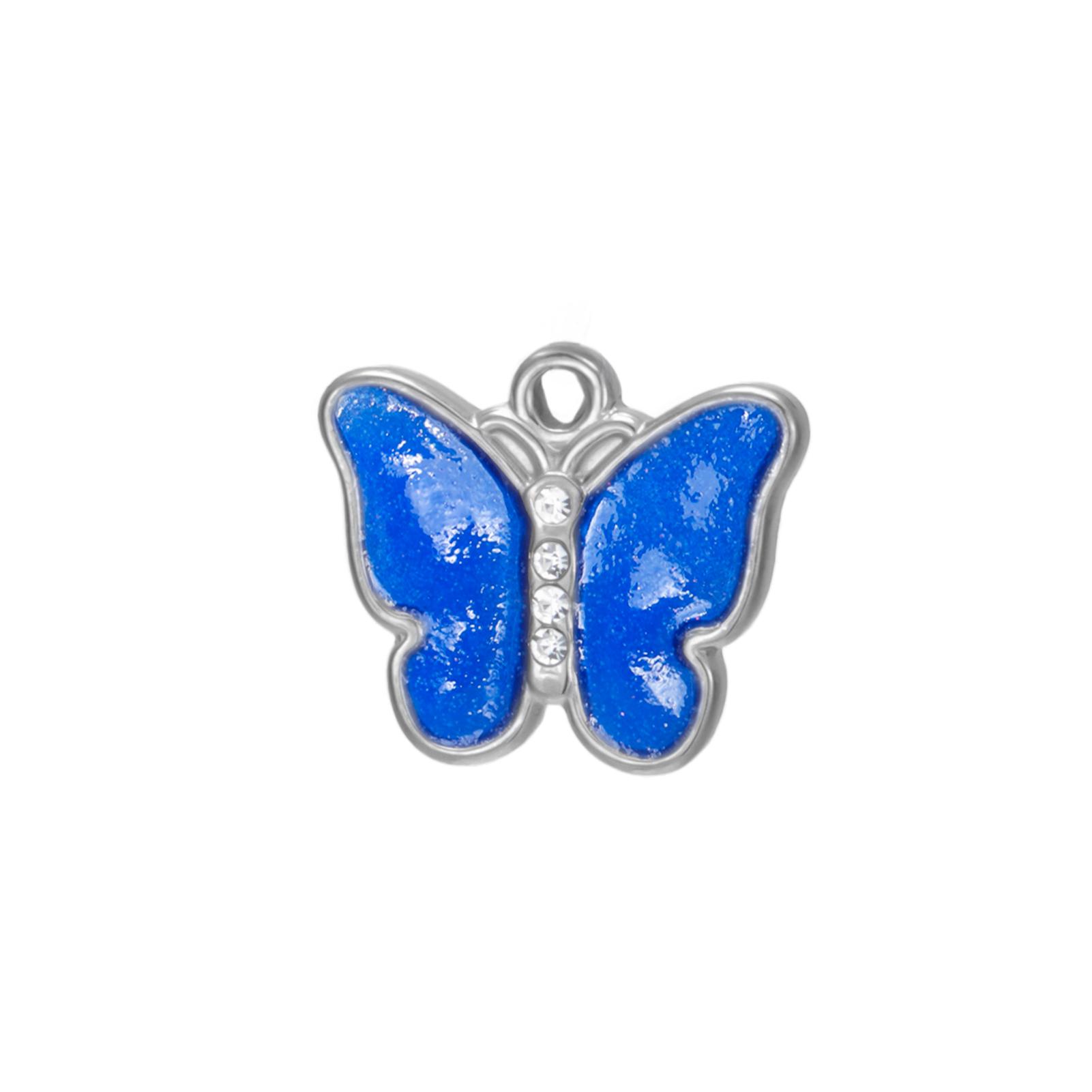 

Teamer Colorful Enamel Butterfly Charms For Stainless Steel Acccessories For Bracelet Necklace Jewelry Making Pendant DIY 2026