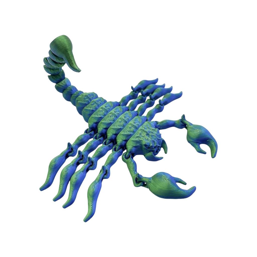 3D Printed Scorpion Desktop Ornaments With Adjustable Joints