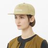 Salomon LOGO FLAT CAP (Logo Flat Cap) Unisex Outdoor Cap LC2683100 S/M Size Gray Green