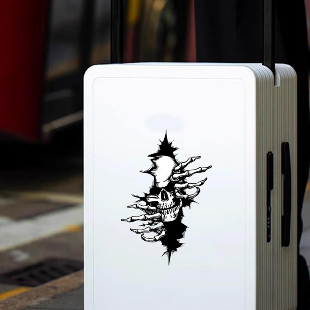 Skeleton Car Sticker Halloween Creepy Sticker Decoration Body Decals For Car Truck SUV Motorcycle Vehicles Window Exterior Hood