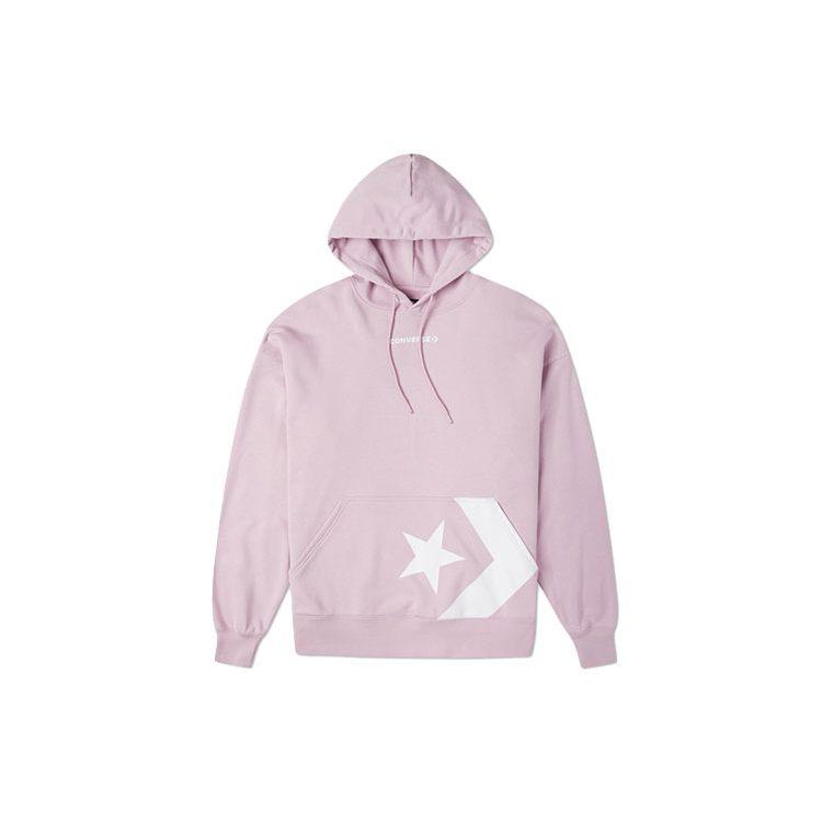 Converse Sweatshirts Women's Pink Hooded Moderate Regular 10023083-A02