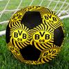Pallone da calcio Borussia Dortmund Indoor Misura 5 Colorato Cucito a Macchina PVC Pronto per la Competizione Resistente Alto Rimbalzo