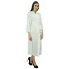Bimba Women Long Solid Belt Robe Soft Modal Cotton Wrap Round Plain Bath