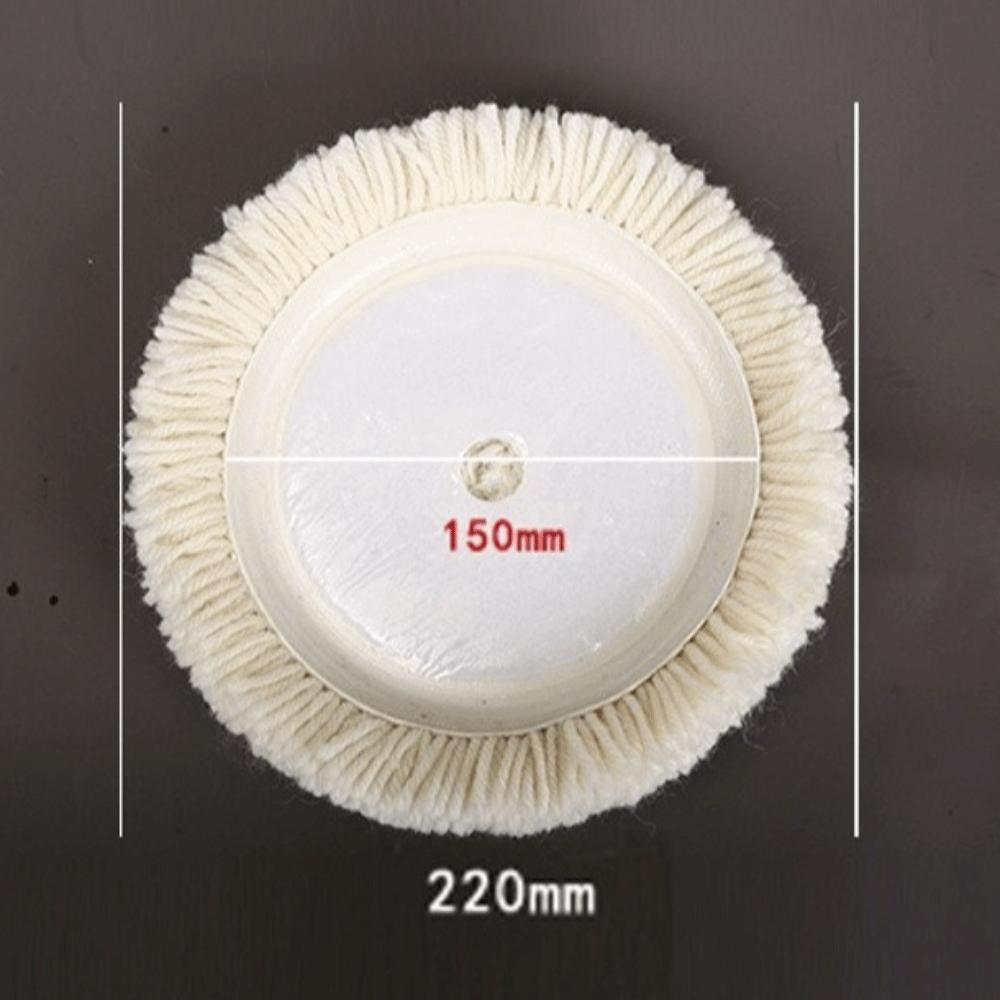 Hook & Loop Grip Wool Polishing Pad 7 Inch Polishing Machine Accessories  For Vehicle
