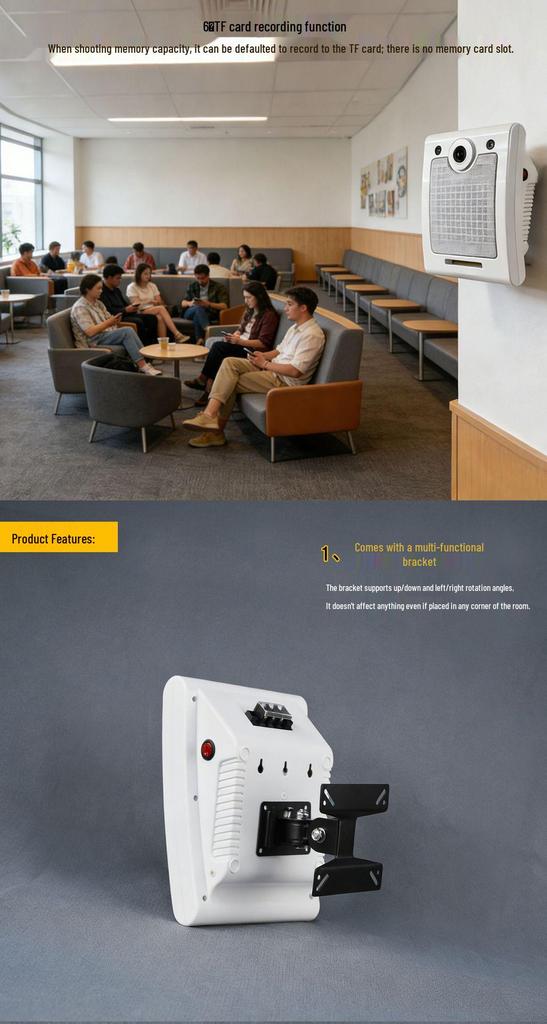 Classroom Workshop Wireless WiFi Remote Intercom Speaker & Monitoring Camera