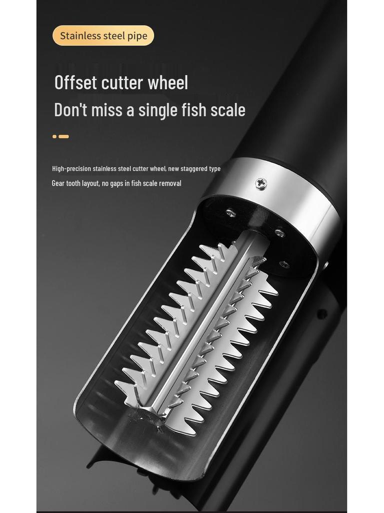 Household Electric Waterproof Rechargeable Fish Scaler Scraper