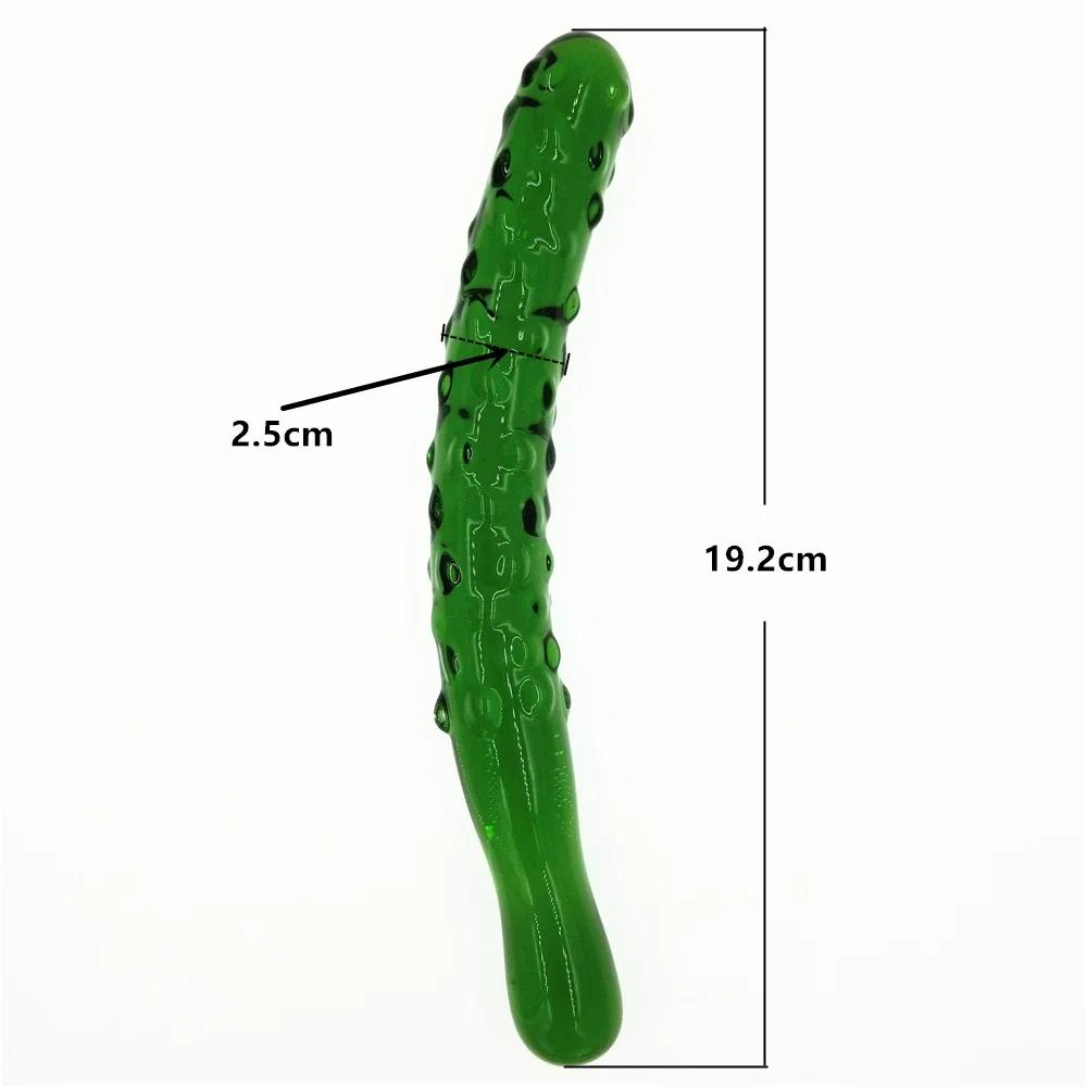 Utinta Leptura Glass Cucumber Female Masturbation Sex Toys, G Point Stimulate Dildos, G Spot Massage Stick Adult Produ For Woman