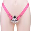 Men's Short Metal Urethral Chastity Lock Penis Cage Sex Toys BDSM Stainless Steel