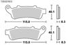 KITACO SBS Brake Pads 735HS Sintered Metal for Forza Silver Wing, Gold Wing, Etc. (Product Code: 777-0735020)