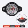 Universal Car Motorcycle Thermo Radiator Cap 0.9 1.1 1.3 1.8 Bar 25.6psi Tank Cover Water Temperature Gauge With Utility Safe Fuel Tank Caps3