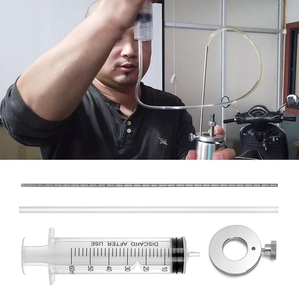 Motorcycle Fork Oil Level Tool Motorcycle Suspension Oil Level Adjuster Fork Seal Driver Kit Fork Oil Level Adjust Measuring kit