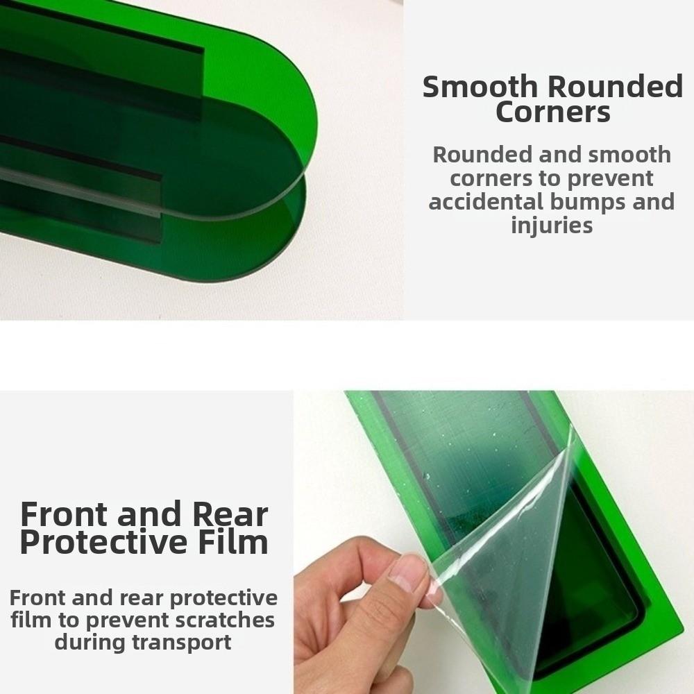 Transparent Acrylic Vase Geometric Flower Container Minimalist Flower Vase  Tabletop Decoration