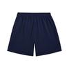 Li Ning Badminton Series Solid Color Mid Waist Drawstring Straight Leg Sports Shorts Unisex Shorts Deep-Navy-Blue AAPU133-4