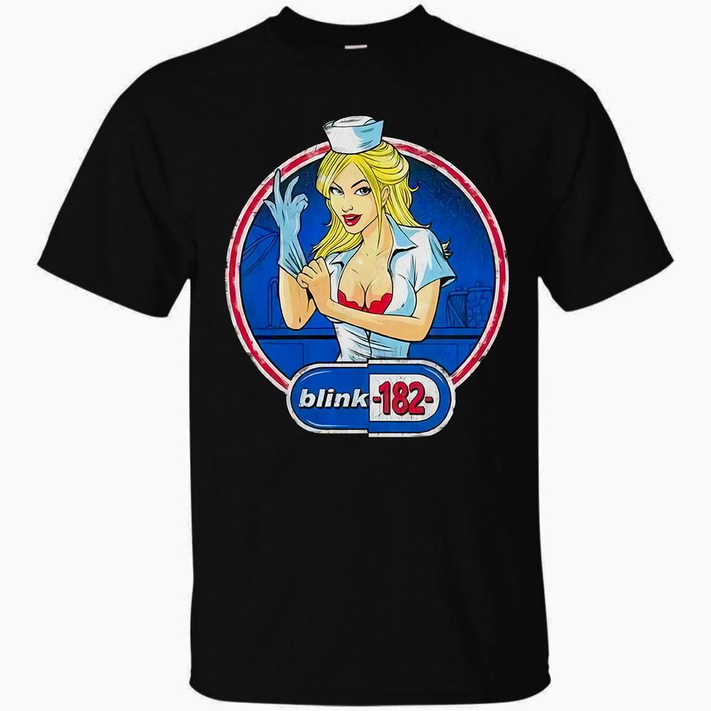 Blink 182 Enema Of The State Хлопковая Черная Мужская S-5XL Футболка M276 Унисекс Футболка XXL