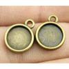 Fit Round 12mm Glass Cabochon Base Setting Tray Accessories Parts Men Jewelry New Arrivals Cheap Cute Stuff