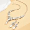 2PCS/3PCS/SET Temperament Rhinestone Necklace Elegant Crystal Jewelry Sets  Formal Occasion