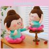 Lotus Buddha Cute Plush Doll Backpack Soft Crystal Fur Stuffed Animal Gift For Kids