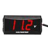 Digitales Voltmeter, Auto-Monitor, Wasserdichtes Messgerät LED-Anzeige Voltmeter - Praktisch