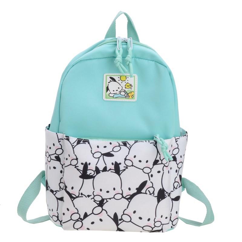 Kindergarten Primary School Students Schoolbag Cartoon Cute Foreign Contrast Color Children'S Backpack Printed Children'S Bag