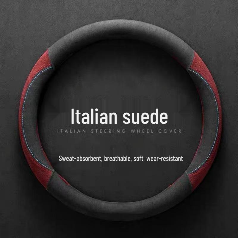 Compatible Winter Suede Steering Wheel Cover for Mercedes C260L, E300L, GLC300L, GLB200