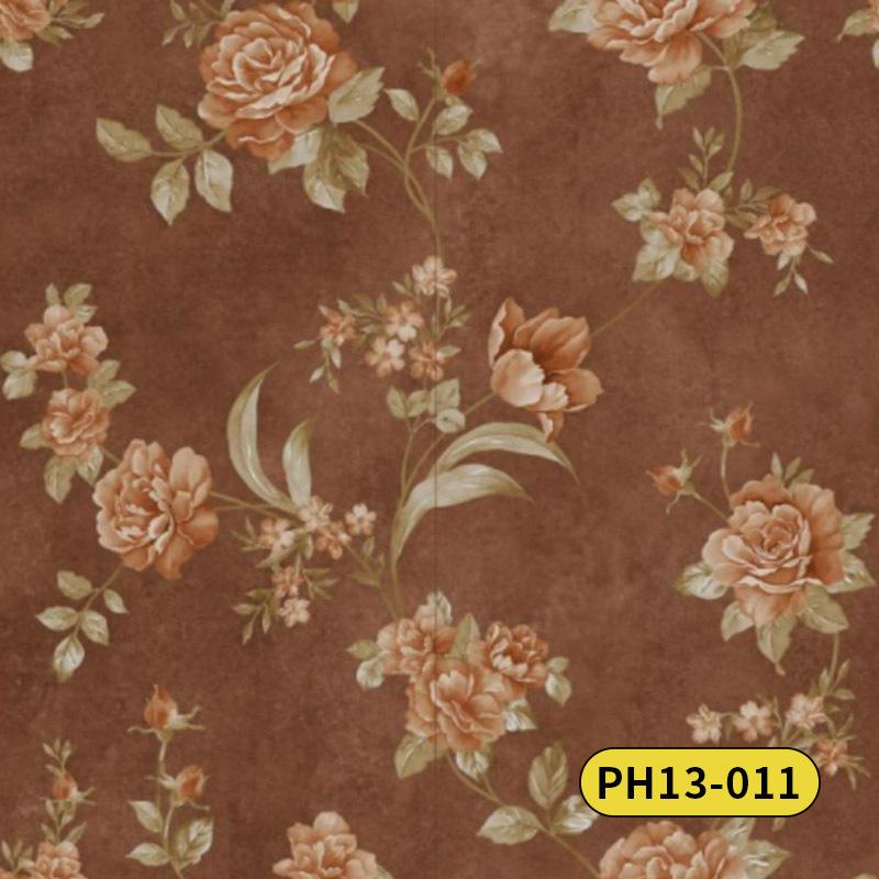 Vintage American Rose Wallpaper Bedroom Furniture Renovation Sticker Color Change Shoe Cabinet Wardrobe Door Sliding Door Transformation Wallpaper