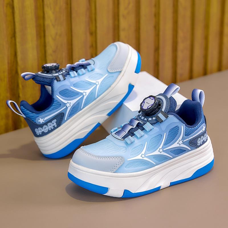 Roller Shoes 4-Wheel Detachable Skate Sneakers Kids and Baby