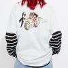 Uniqlo T-shirt Unisex Manica Corta con Stampa Grafica Personaggio Dragon Ball Collaborazione SS23 Top Bianchi 461874-00